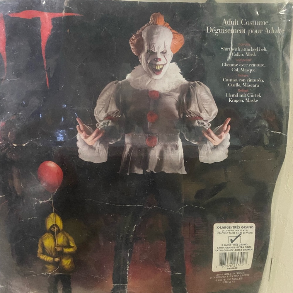 MENS PENNYWISE COSTUME